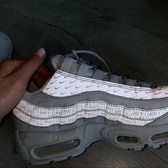 Nike Air Max 95 Grey Reflective Sneakers - Picture 4 of 6